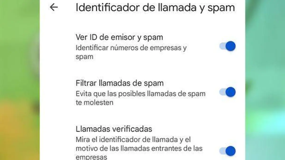 Identificados de spam